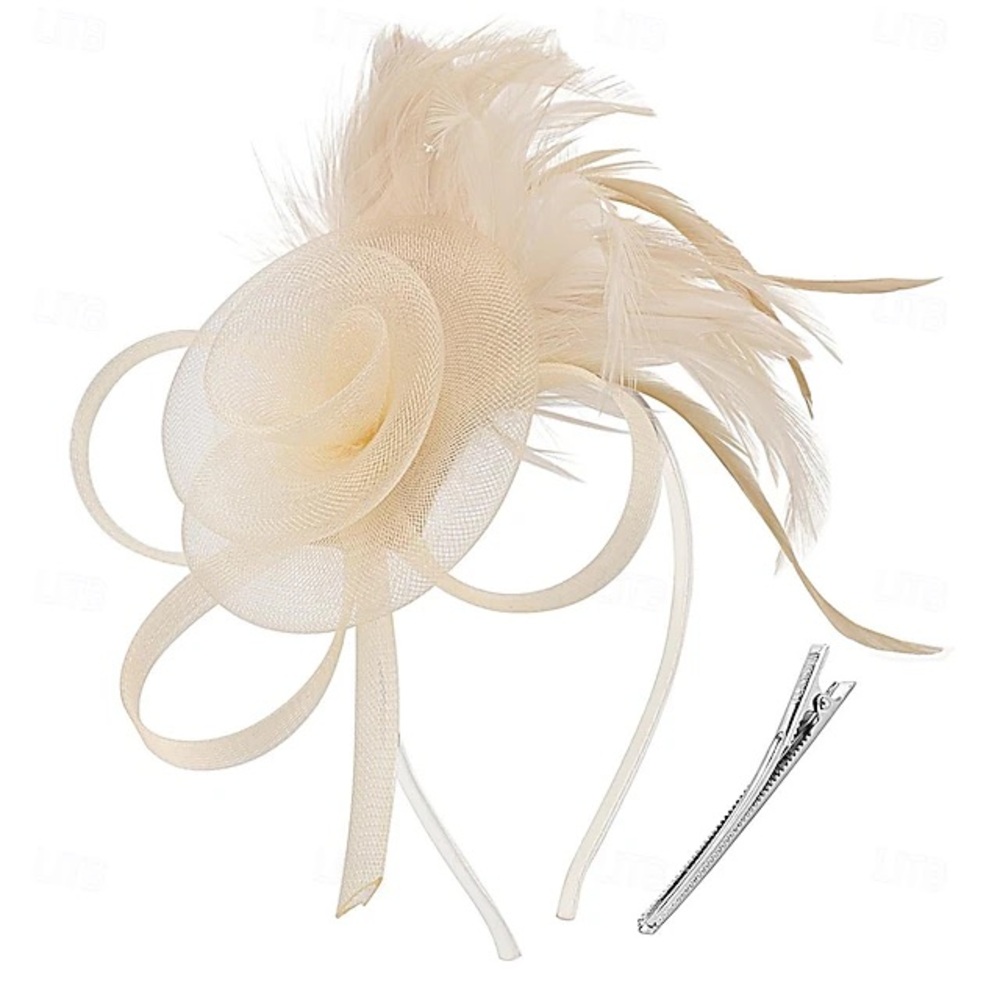 Fascinators Hats with Feather for Women Kentucky Derby 🐎